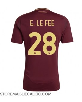 AS Roma Enzo Le Fee #28 Maglia Gara Casa Repliche 2024-25 Maniche Corte